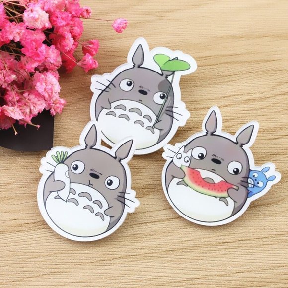 15 PINS! My Neighbor Totoro Badge Japanese Anime Studio Ghibli Acrylic Brooches - Picture 7 of 8